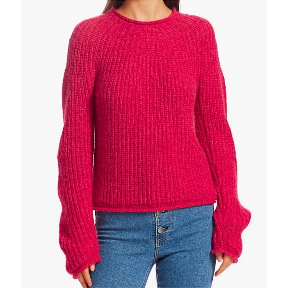 [Rag & Bone] NEW Joseph Alpaca Wool Crew Sweater in Pink